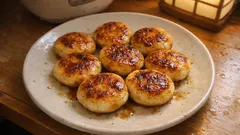 材料3つで外カリッ中もちもち。「お豆腐じゃがいももち」をフライパンで簡単に