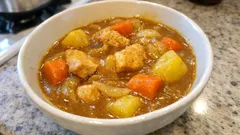 火を使わないのに煮込み感：電子レンジ圧力鍋で作る時短チキンカレー