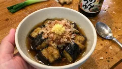 冷凍揚げナスであと一品：レンジだけで作るやさしい煮びたし